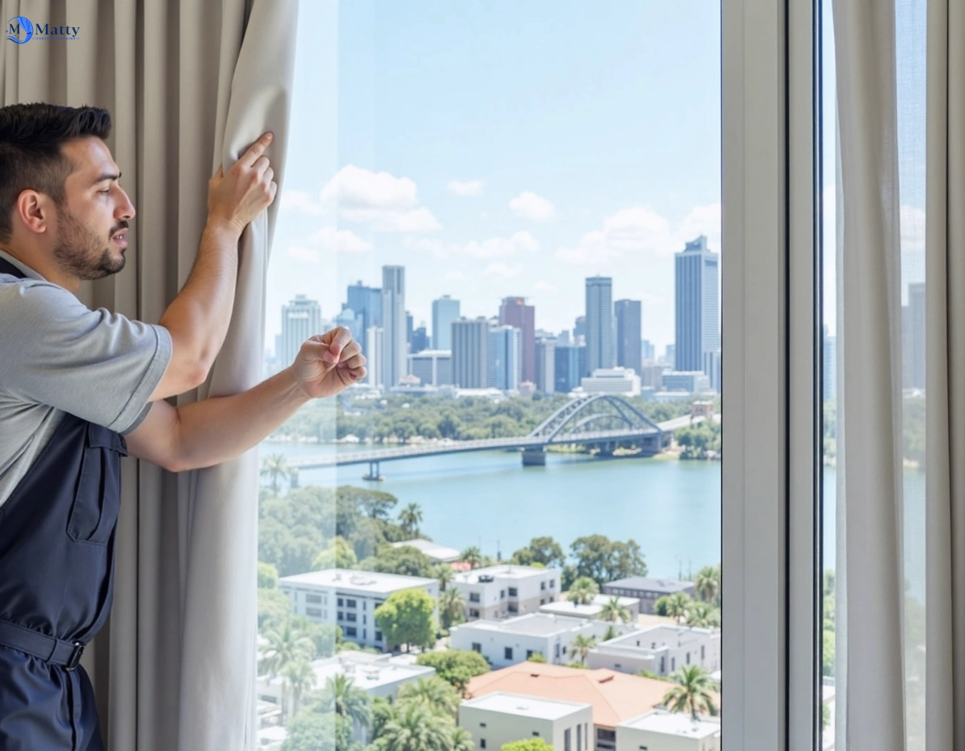 Professional curtain steam cleaning service mount-colah-nsw QLD by Matty Curtain Cleaning