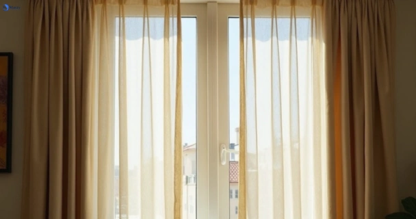 Dull dusty drapes in mount-colah-nsw before professional cleaning